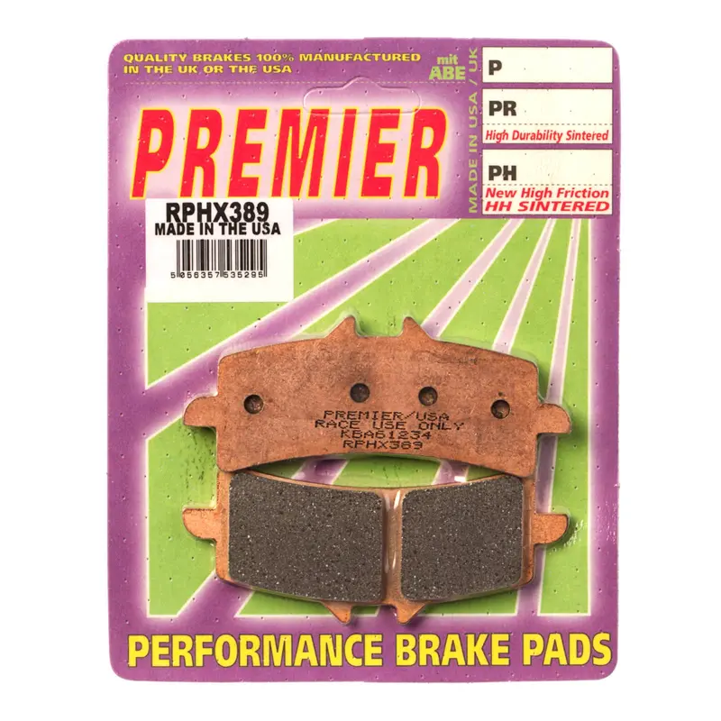 New Premier Brake Pads - Rphx Sintered Racing Only #Pbphrx389 1