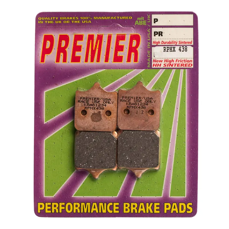 New Premier Brake Pads - Rphx Sintered Racing Only #Pbphrx438 1