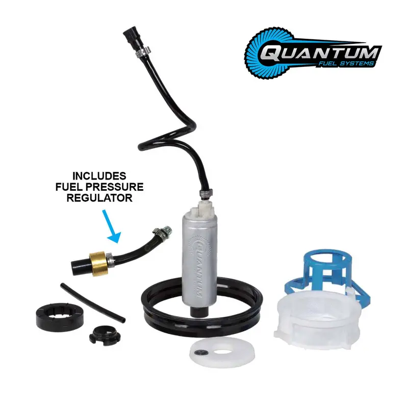 New Quantum In-Tank Efi Fuel Pump With Regulator #Qfhfp378r 1