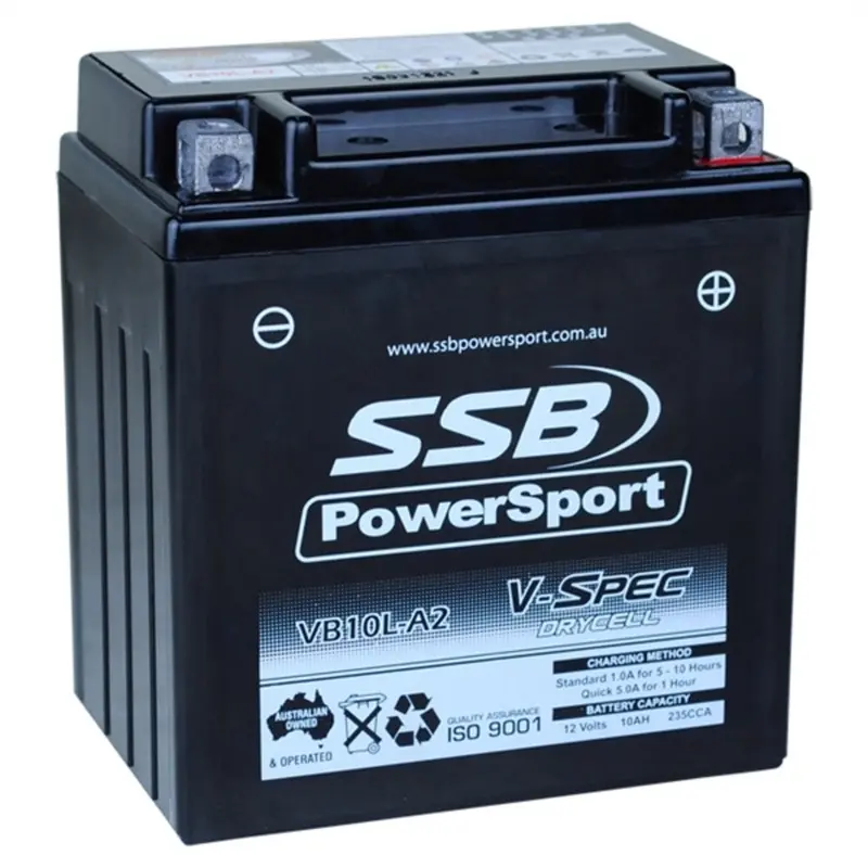 New Ssb 12 Volt V-Spec High Perform Agm Battery 4-Vb10l-A2 1