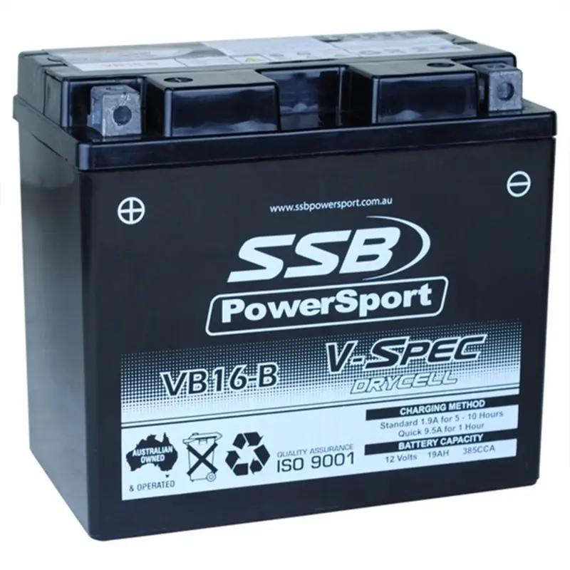 New Ssb 12 Volt V-Spec High Perform Agm Battery 4-Vb16-B 1