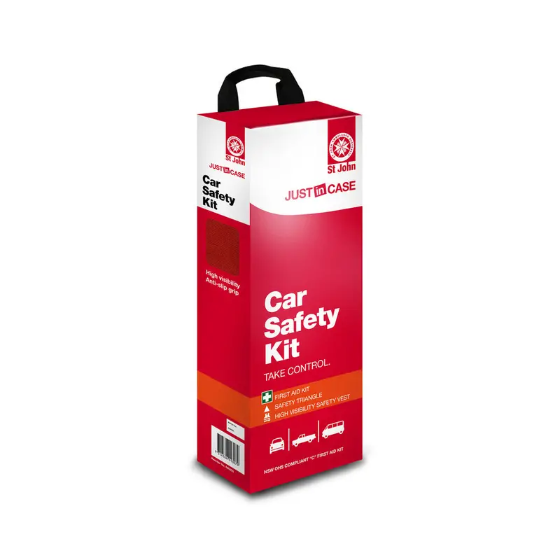New St John Ambulance Car Safety Kit & First Aid Kit, Vehicle Kit #600203 1