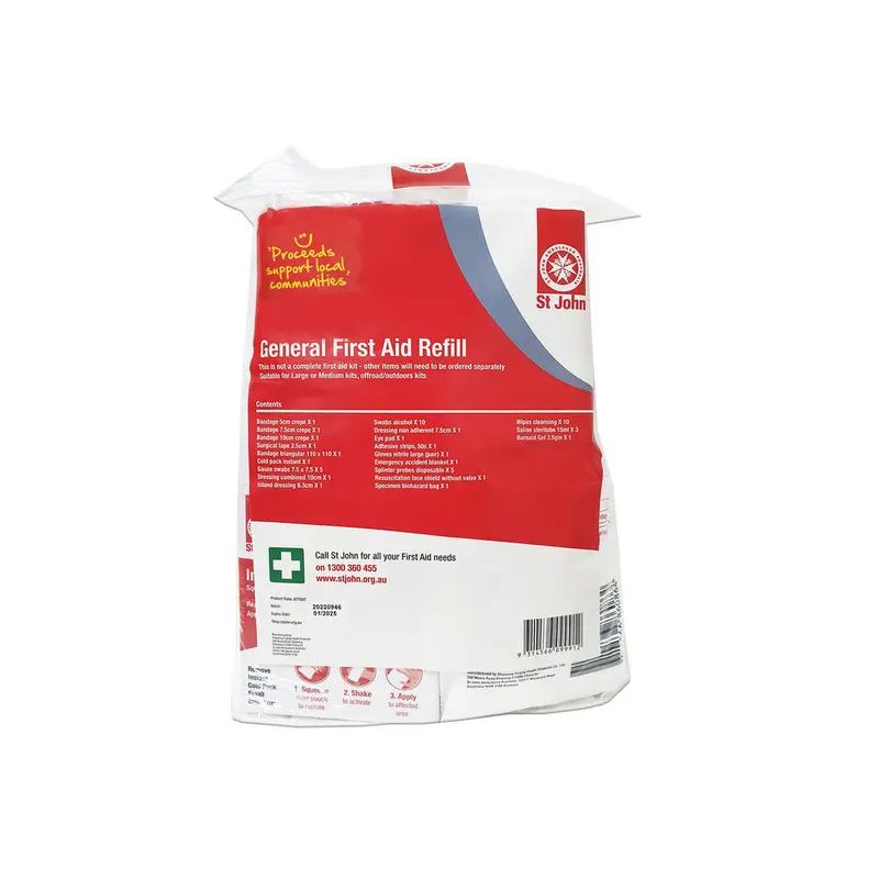 New St John Ambulance General First Aid Refill Pack #677507 1