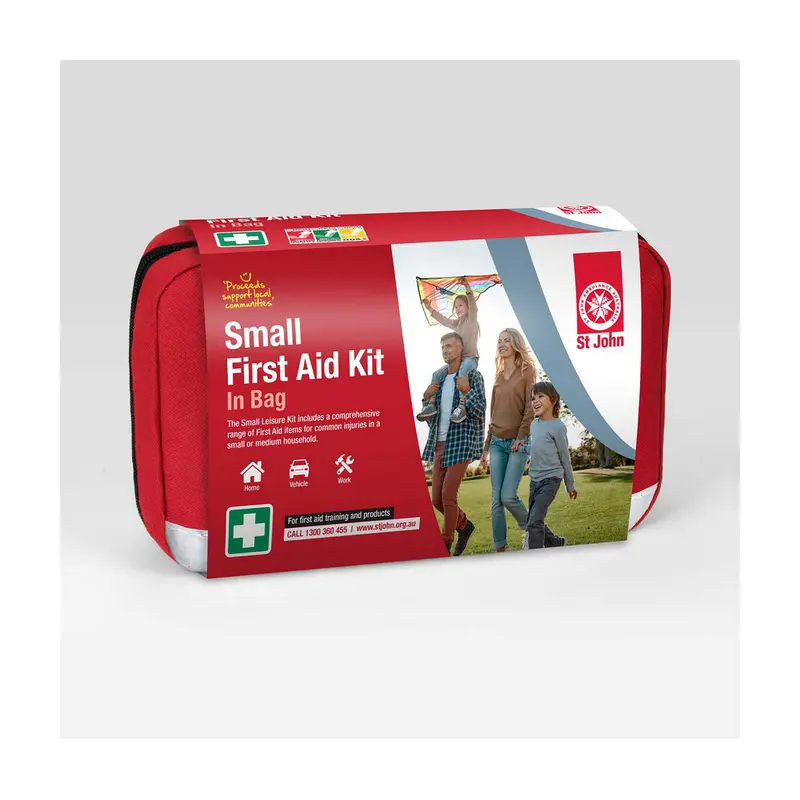 New St John Ambulance Small Household First Aid Kit, Water Resistant #640001 1