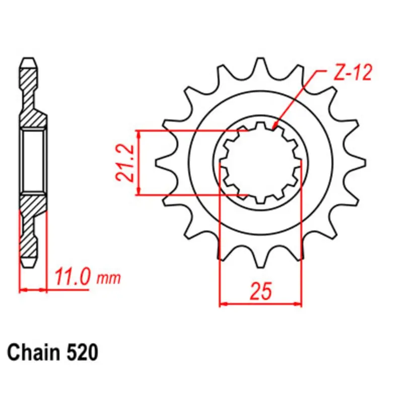 New Supersprox Front Sprocket Stealth High Performance For Husqvarna 10S-Hq5-13 1