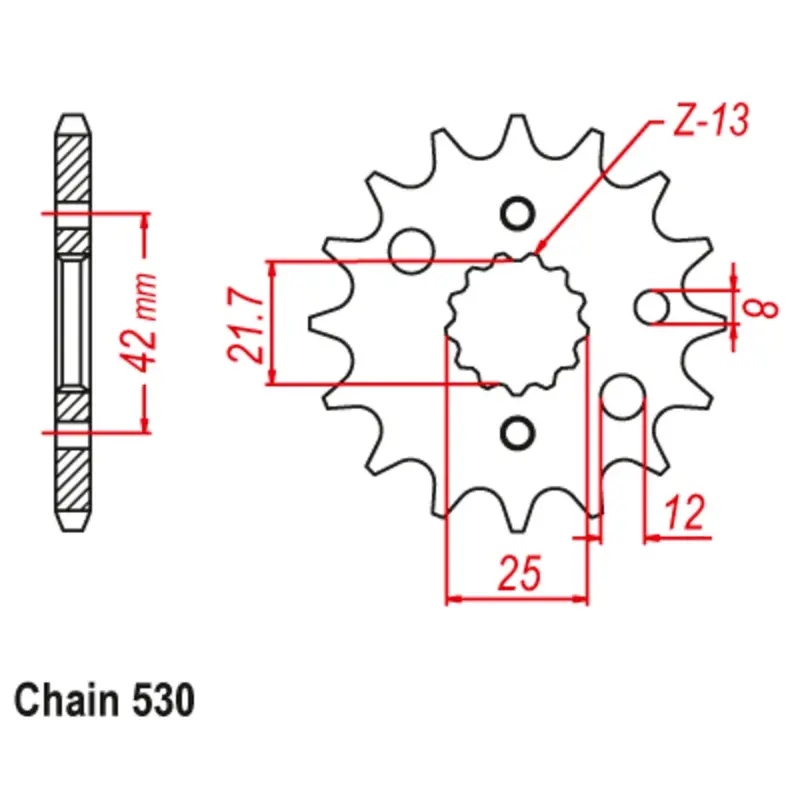 New Supersprox Front Sprocket Stealth High Performance For Suzuki 10S-168-16 1
