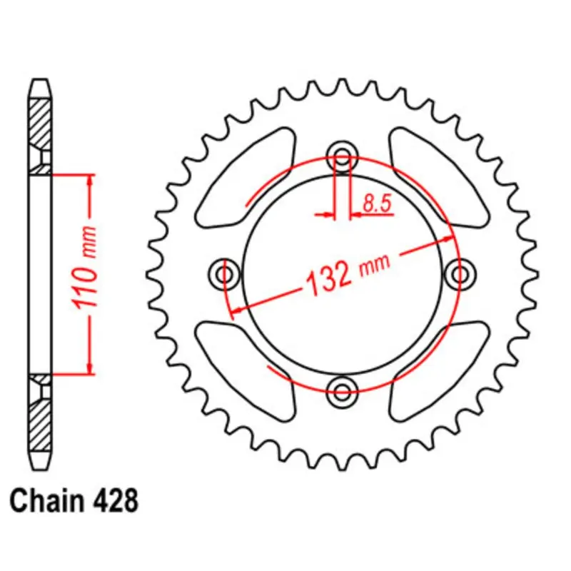 New Supersprox Rear Sprocket Stealth Composite High Performance 11S-Km4-48Og 1