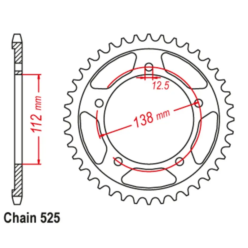 New Supersprox Rear Sprocket Stealth Composite High Performance 11S-Mas-43 1