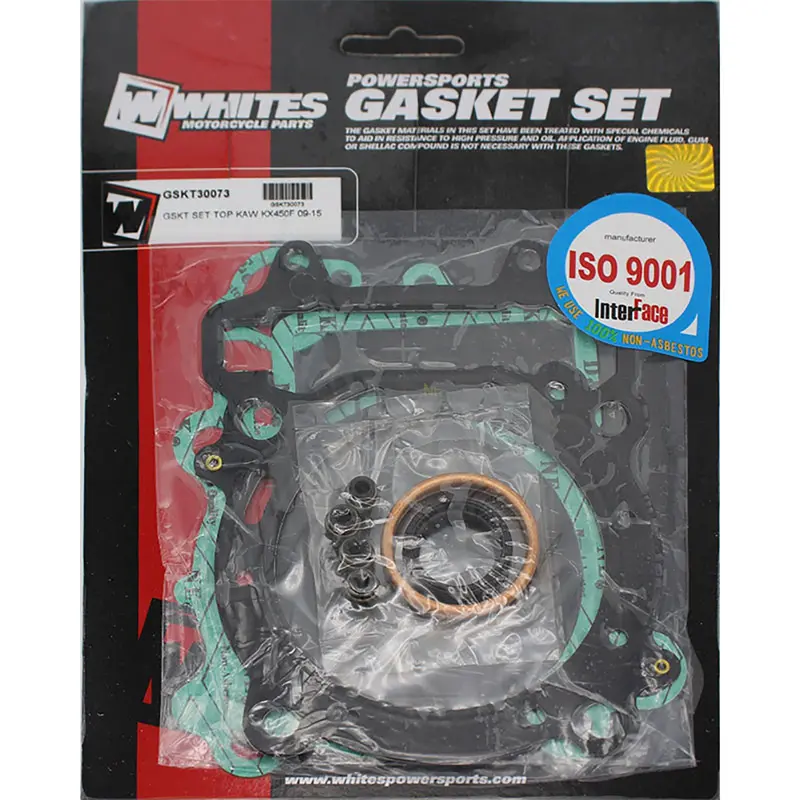 New Whites Engine Top End Gasket Set For Kawasaki Kx450f 2009-2015 #Gskt30073 1
