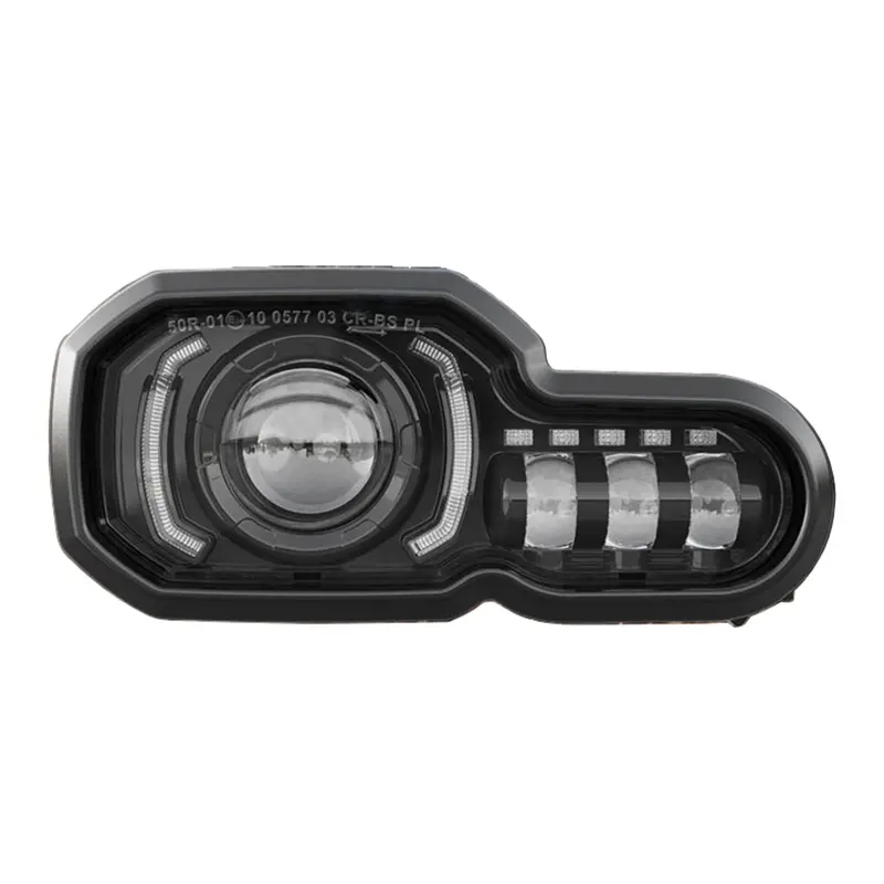 New Whites Led Headlight For Bmw F650/700/800 Assorted Years E-Mark #Wpelhl6 1