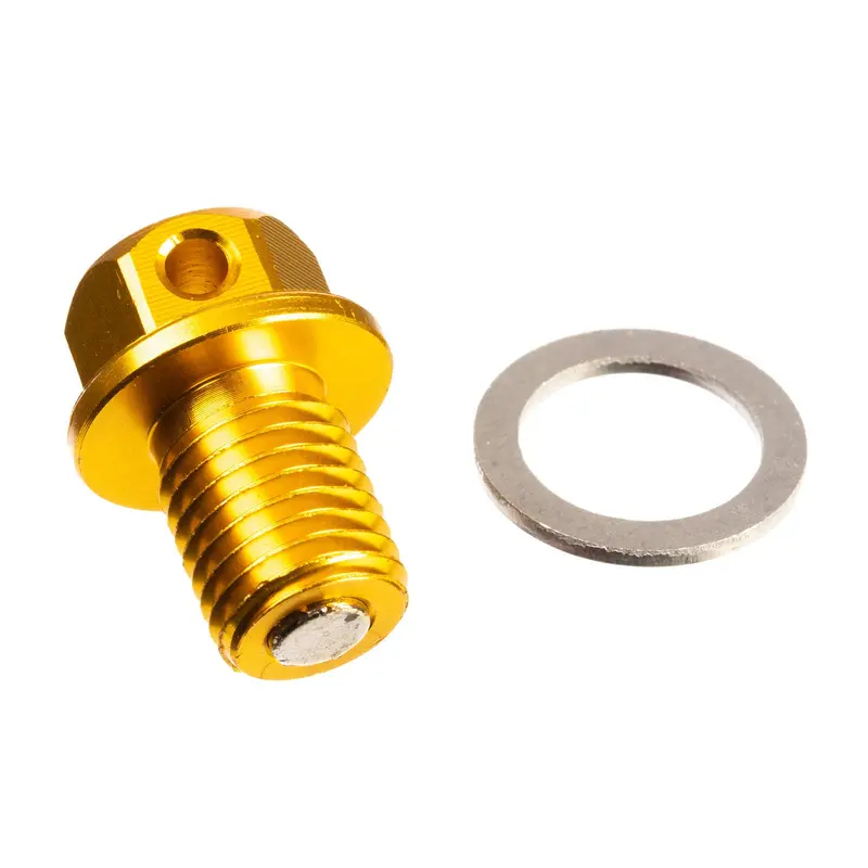 New Whites Magnetic Sump Plug M12x12x1.25 - Gold #Wpmdp1212125g 1