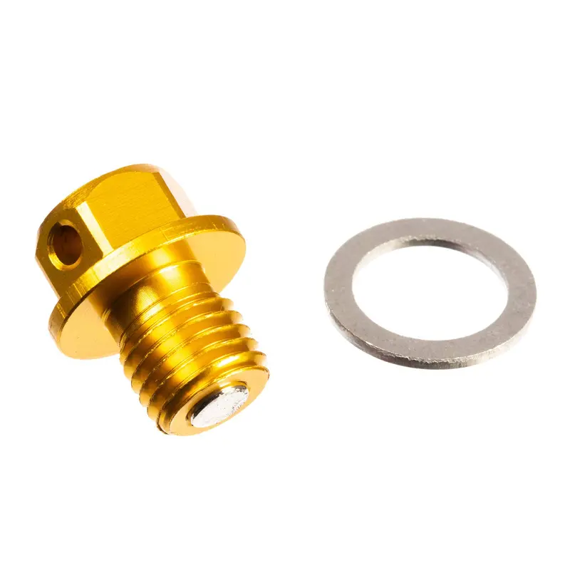 New Whites Magnetic Sump Plug M12x12x1.5 - Gold #Wpmdp121215g 1