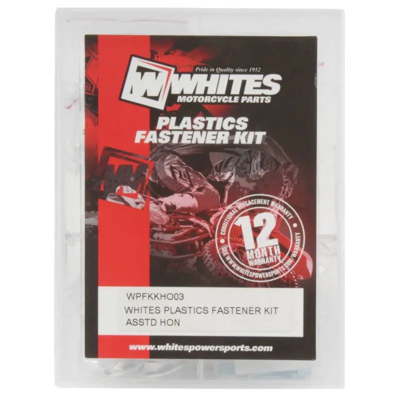 New Whites Plastics Fastener Kit Asstd Hon Wpfkkho03 1
