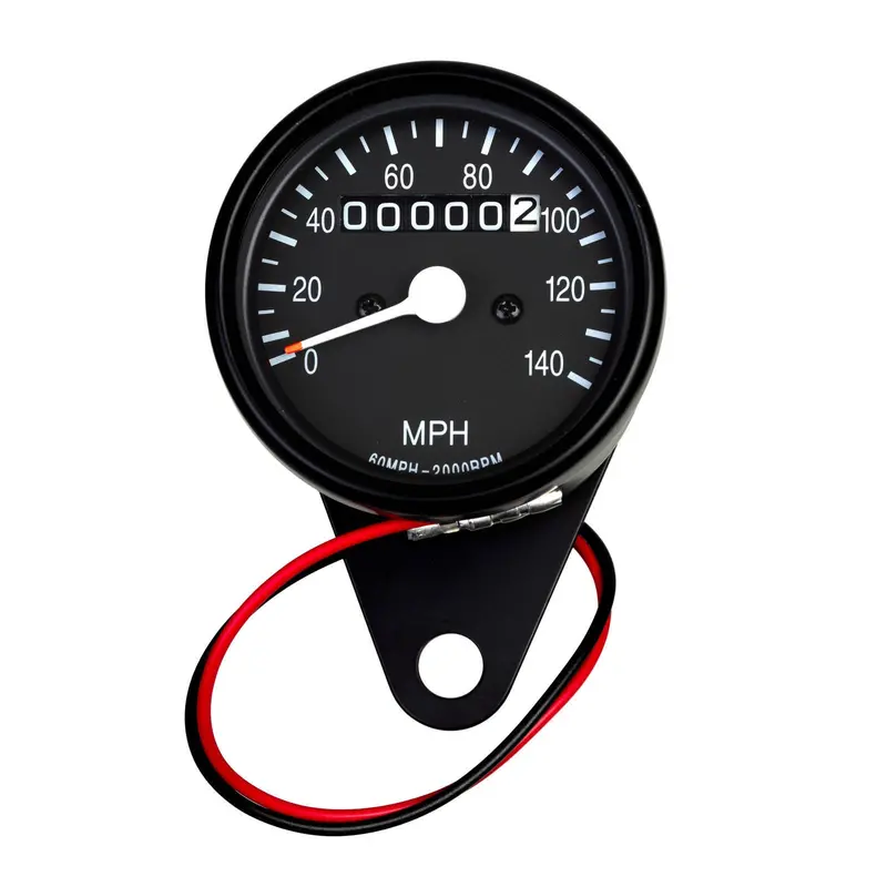 New Whites Speedo 2In 60Mph-2000Rpm Harley Satin Black #Spd03b 1
