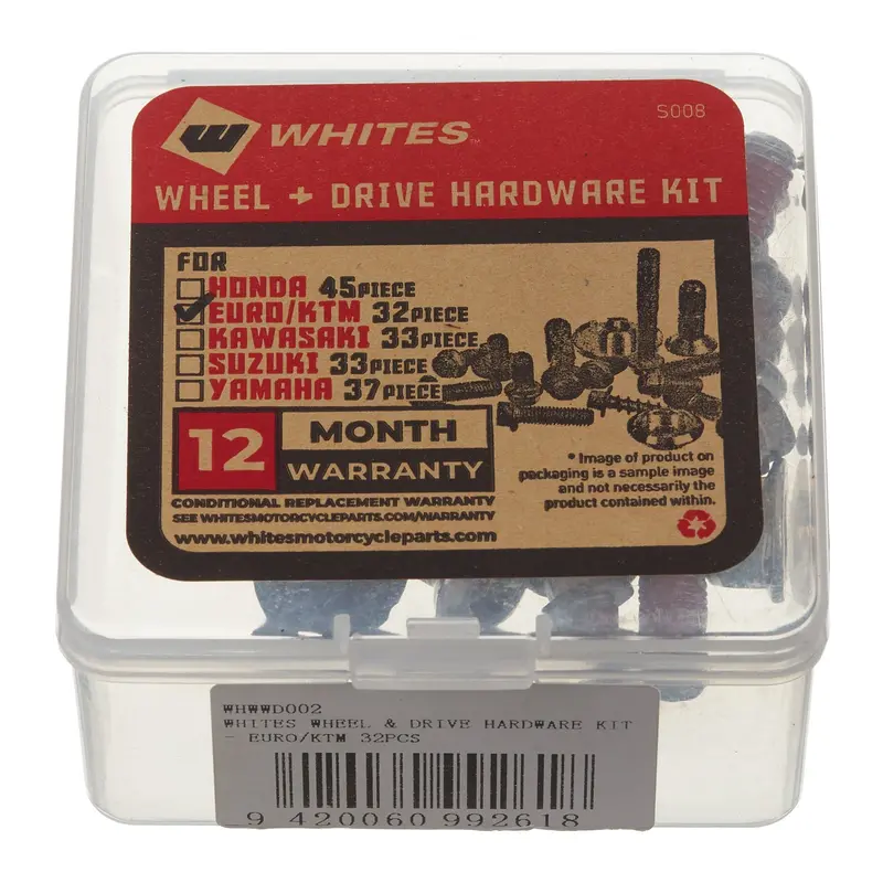 New Whites Wheel & Drive Hardware Kit For Euro/Ktm 32Pcs #Whwwd002 1