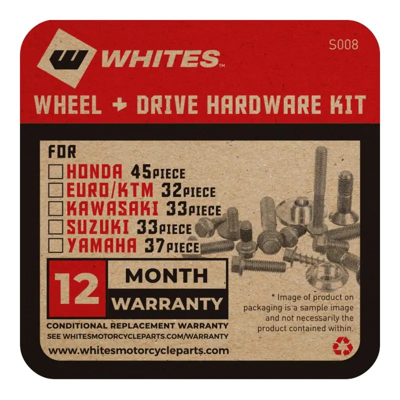 New Whites Wheel & Drive Hardware Kit For Kawasaki 33Pcs #Whwwd003 1