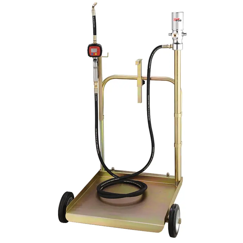 New Workshop Drum Pump, Trolley And Digital Oil Gun - 1/2" 4M Oil Hose M8-K99235 1