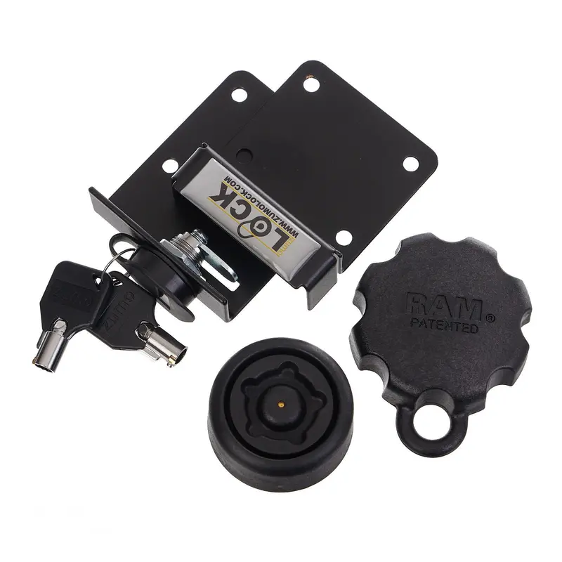 New Zumolock Garmin Zumo Lock Xt With Ram Security Knob #Zlxtram 1