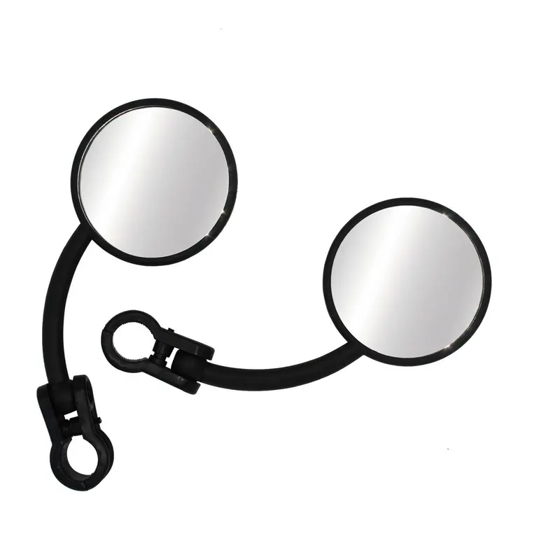 Whites Mirror Pair Universal Folding Enduro 7/8" Black #Mir64586 1