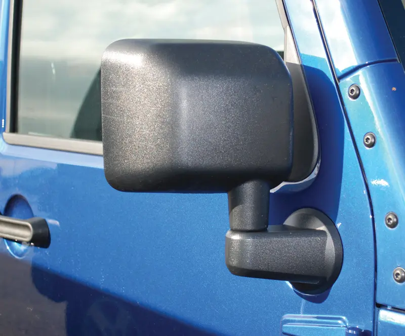 Bestop 51260-01 Black Abs Composite Door Mirror Set For 2007–2018 Jeep Wrangler Jk 1