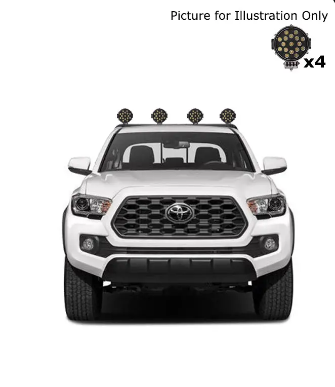 Black Horse Off Road Atrb6Bk-Plb Atlas Roll Bar Kit 1