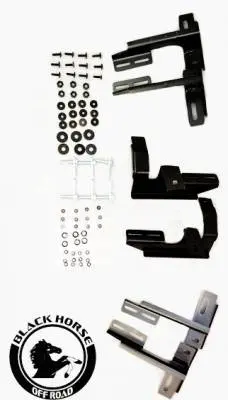 Black Horse Off Road Pr-Hy269Bk Peerless Running Boards – Heavy-Duty Black Step Rails 1