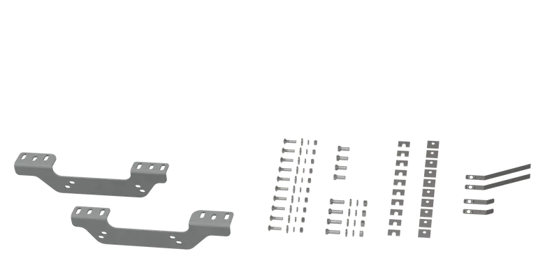 B&W Custom Installation Brackets For Universal Mounting Rails – Compatible With Select Gm Trucks 1