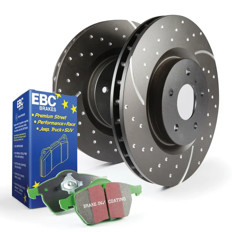 Ebc Greenstuff 2000 Brake Kit – S10 Front Rotors & Pads For Gm S-Series Trucks 1