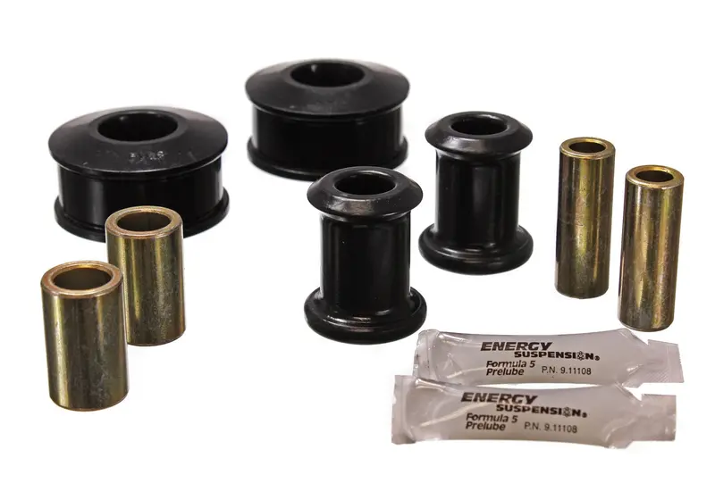 Energy Suspension Front Control Arm Bushing Set – Black Polyurethane Performance Kit (15.3113G) 1