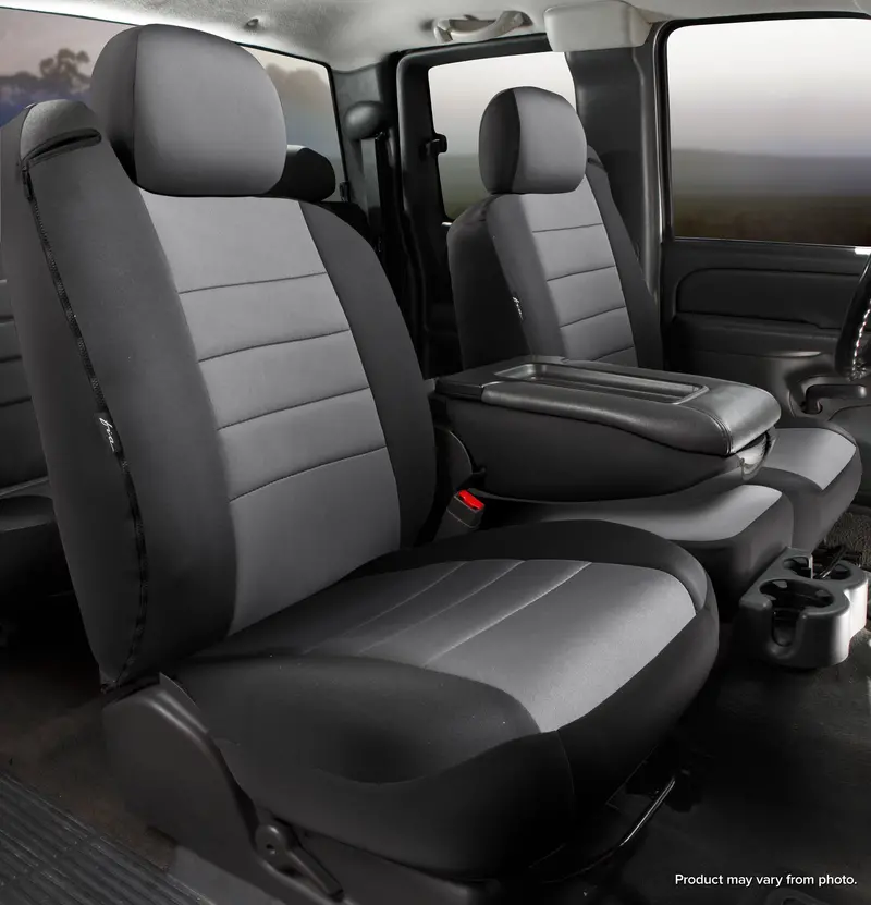 Fia Np97-81 Neo™ Gray Neoprene Custom Truck Seat Covers – Precision Fit 1