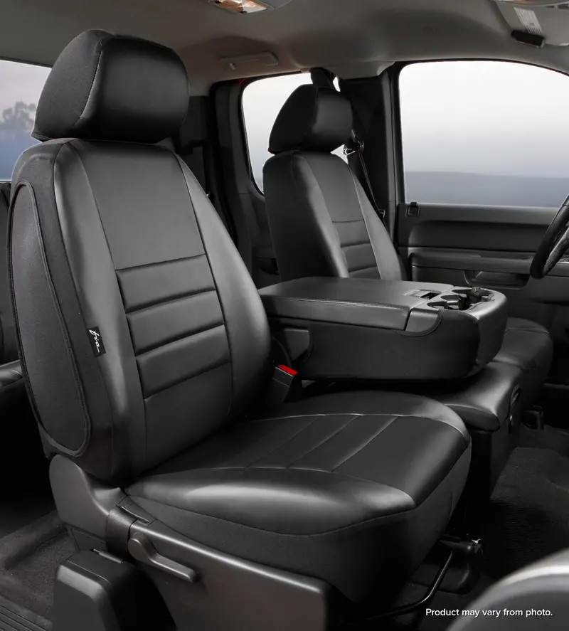 Fia Sl69-14 Leatherlite Custom Seat Covers – Black-On-Black Sport Interior Protection 1