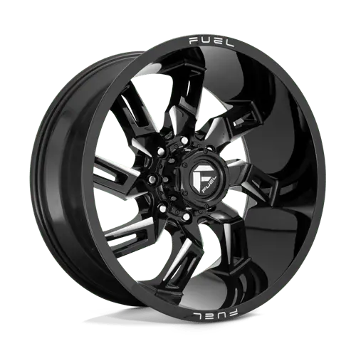 Fuel D74720001847 Gloss Black & Mill Wheel – 20X10", 8X180, -18Mm Offset 1