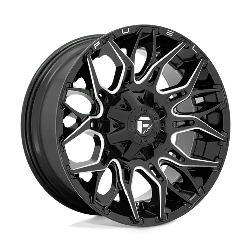 Fuel D769 20X10 Inch Forged Wheel – 8X180Mm Bolt Pattern, -18Mm Offset, Gloss Black/Milled Face 1