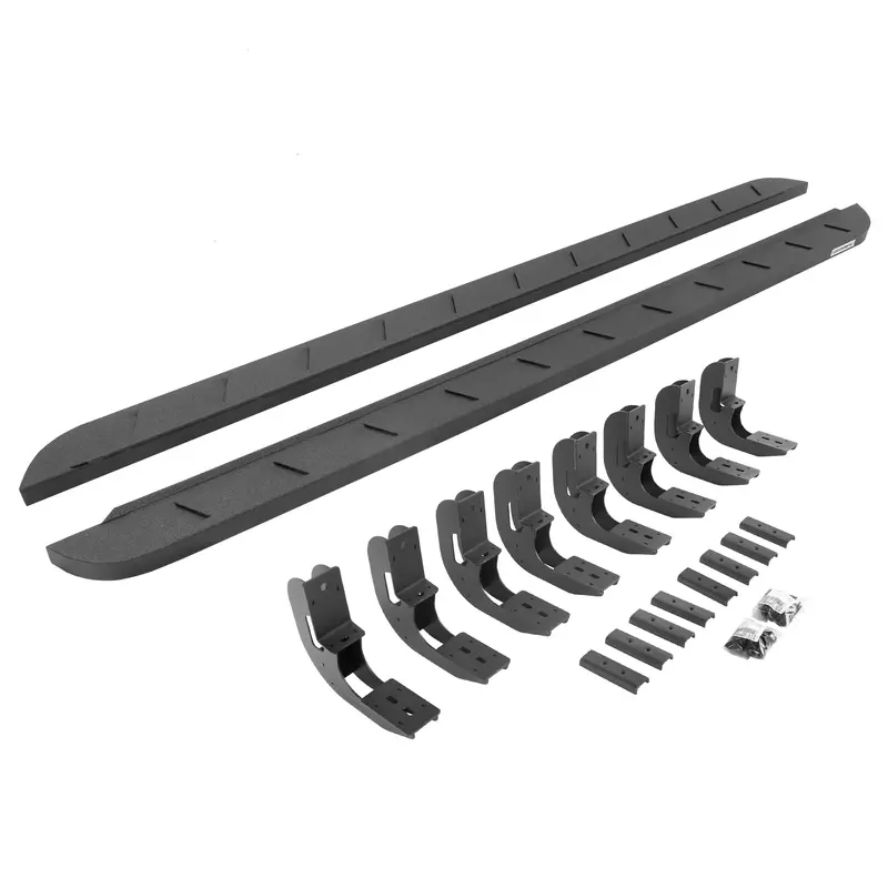 Go Rhino 63404887St Rb10 Slim Line Running Boards With Mounting Brackets Kit 1