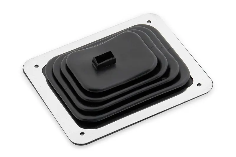Mr Gasket 9648 Shifter Boot; Incl. Trim Ring/Mounting Screws; Small Boot 3.5X4.5 In.; 1