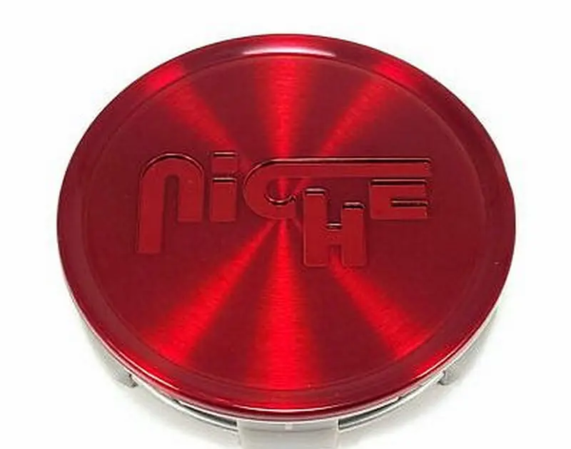 Niche 1003-24Ql Flat Cap Accessory – 2.95" Red Gloss Finish 1