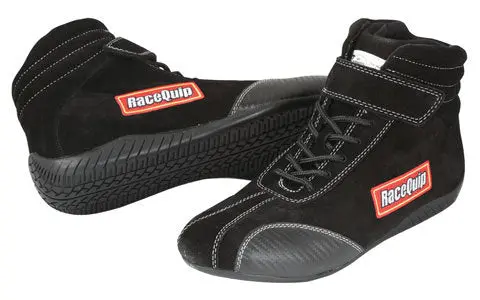 Racequip 30500075 Sfi-Certified Racing Shoe – Ankletop Style, Black, Size 7.5 1