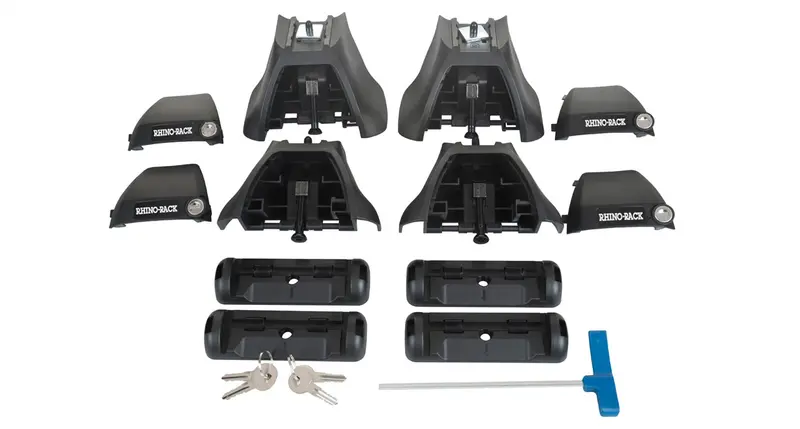 Rhino-Rack Ja1971 Vortex Aero Roof Rack System – Multi-Fit, 2500-Series Crossbar Platform 1