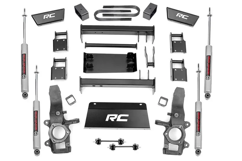 Rough Country 476.20 5-Inch Suspension Lift Kit – Includes Performance Shocks 1