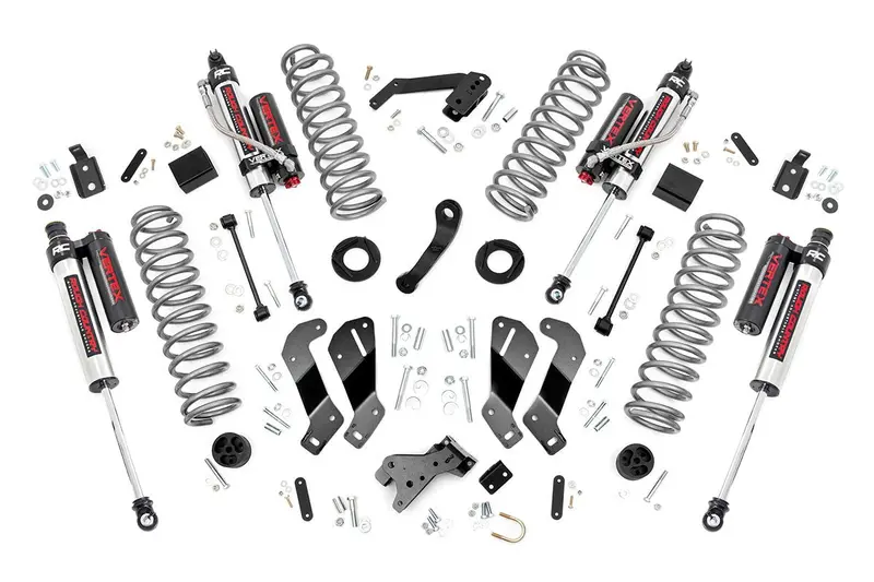 Rough Country 69430V 3.5-Inch Lift Kit For Jeep Jk Unlimited (2007–2018) – Includes Vertex Control Arm Drop Brackets 1
