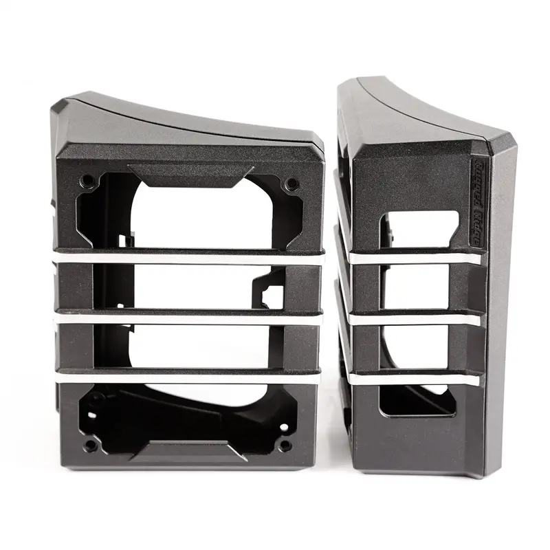 Rugged Ridge Elite Brushed-Black Tail Light Guards – Pair (11226.04) 1
