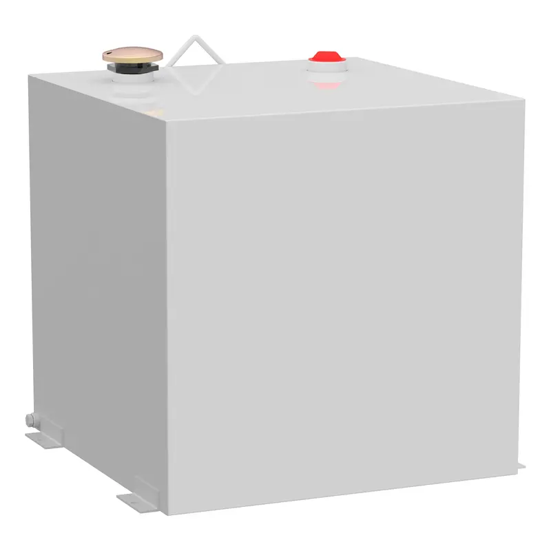 Uws St-53-R-W 53-Gallon Rectangular Steel Transfer Tank — White, Non-Flammable Use 1