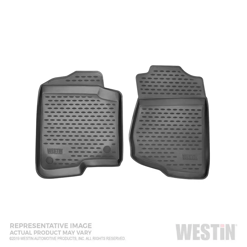 Westin Profile Floor Liners — Front Pair, Black Heavy-Duty Fit 1